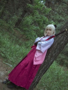 《FATE》樱saber 冲田总司  C O S P L A Y_樱saber (3)