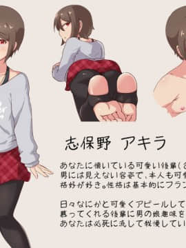 [STUDIO Kakinohazaka (Kakiha Makoto)] Kouhai Otokonoko to Sugosu Amai Hitotoki_02_chara