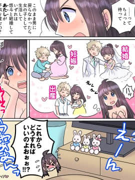 (同人誌) [あむぁいおかし製作所 (虎島タオ、ととやす)] TS雨注意報 ～フシギナ雨デ変ワルジンセイ～ (オリジナル)_35