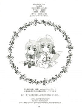 [萌舞の裏組漢化] (C83) [PLUM (かん奈)] Wonderful Ever (Dog Days)_0036
