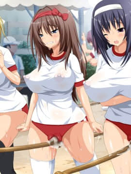 (同人CG集)[ダイジョビ研究所] 性器の対決!運動会で、おっアヘっ娘☆午前の部☆_0141