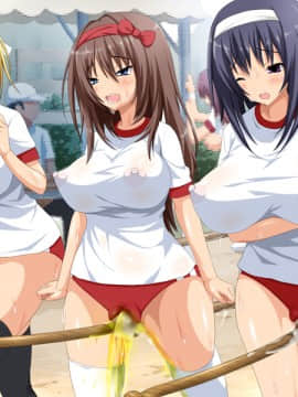 (同人CG集)[ダイジョビ研究所] 性器の対決!運動会で、おっアヘっ娘☆午前の部☆_0142