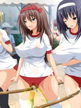 (同人CG集)[ダイジョビ研究所] 性器の対決!運動会で、おっアヘっ娘☆午前の部☆_0143