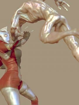 01舐めとレイプされている、最後に受胎するウルトラクィーン!_011