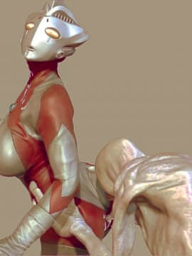 01舐めとレイプされている、最後に受胎するウルトラクィーン!_049