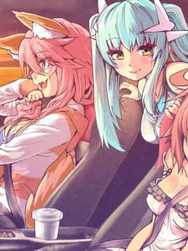 [こがさきゆいな] 隣のタマモ先輩 (FateGrand Order) [三色的大猩猩翻譯同盟]_14