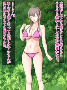 (同人CG集) [三血中吐 (アーセナル)] JKグラドルと無人島で生パコ！～遭難した島で二人だけの生活、我慢できずにヤリまくり～_066