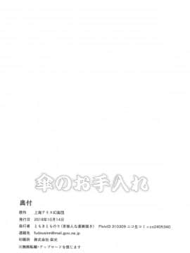 (秋季例大祭5) [世捨人な漫画描き (ともきとものり)] 傘のお手入れ (東方Project)_29