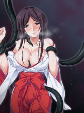 (同人CG集) [ズガイコツマルダシ] 巫女落華 其の壱 葵編_b35_atogaki