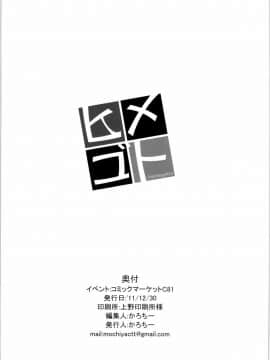 (C81) [餅屋 (かろちー)] ヒメゴト (東方Project)_21
