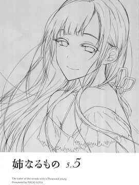(C92) [ぽち小屋。 (ぽち。)] 姉なるもの 5.5 (姉なるもの) [苍穹汉化组]_Image00002