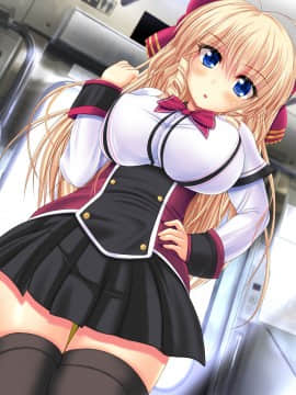 (同人CG集) [鮫野ソフトクリーム] 電車で処女ビッチに搾られた いっぱい搾ってあげる_375_nt124