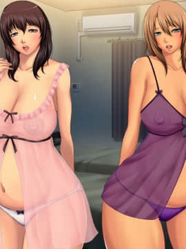 [オムレツ][チ○ポを欲しがるムッチリ巨乳巨尻姉妹に何度も射精させられちゃう僕]_097_095