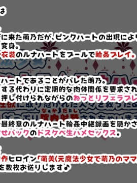 [親子丼] 魔法少女マジカル★ルナハート～性欲に取り憑かれた人々を救うためにどっぷり膣内射精されちゃいます～_マジカルルナハート本編_377