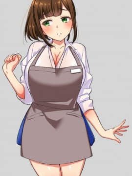 (同人CG集) [どうしょく (まめおじたん)] バイトの巨乳ポニテJKと孕まセックス_009_02