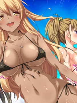 (同人CG集) [一億万軒茶屋 (よろず)] ヤりたい放題! ビッチがビーチに犯ってくる! -IN 臨海学校_noCG_01_11