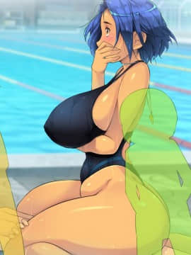 [いちごクレープ大盛組] 友ママを呼び捨てにしながらハメたいッ【マジメ水着編】_130