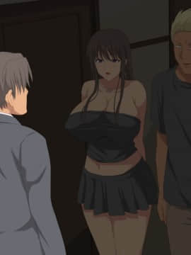 (同人CG集) [きゃろっと] 先輩を家に居候させていたらいつの間にか妻が寝取られていた 後編_184_052