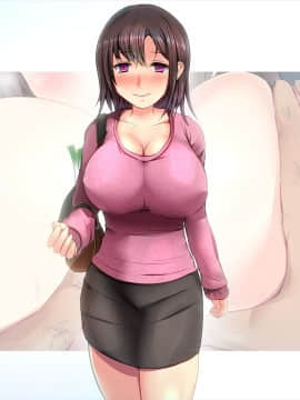 (同人CG集) [てのひらタンバリン] エッチで巨乳な奥さんに癒されよう！_011