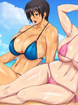 [逝印乳業 (逝印)] 熟女海水浴 -夏の想い出-_091_0206