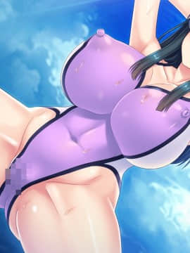 爆乳水着人妻をビーチでデカチンナンパ ～生真面目ぶって渋るのにハメるとイキまくるマゾ牝を孕ませオナホに躾ける夏～_ev009a