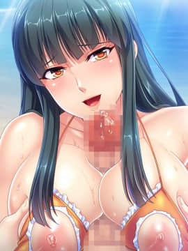 爆乳水着人妻をビーチでデカチンナンパ ～生真面目ぶって渋るのにハメるとイキまくるマゾ牝を孕ませオナホに躾ける夏～_ev014a