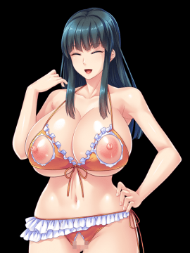 爆乳水着人妻をビーチでデカチンナンパ ～生真面目ぶって渋るのにハメるとイキまくるマゾ牝を孕ませオナホに躾ける夏～_st_kasumi_a009b