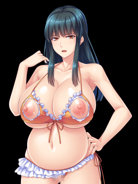 爆乳水着人妻をビーチでデカチンナンパ ～生真面目ぶって渋るのにハメるとイキまくるマゾ牝を孕ませオナホに躾ける夏～_st_kasumi_a101d
