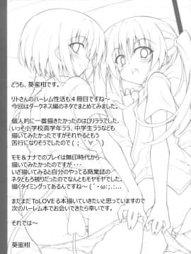 (C90) [BBG (葵蜜柑)] リトさんのハーレム性活4 (ToLOVEる ダークネス)_28