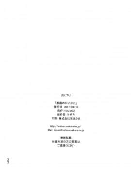 (C92) [VOLVOX (キザキ)] 悪魔のかいかた [靴下汉化组]_22