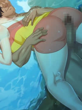 [ANIM.teamMM] 妻の肉穴にホームステイするマッチョ留学生 ～出張中のその裏で、妻は黒光り棒から溢れるほどの白濁を注がれ、悦びに満ちたアクメ顔を晒していた～_HMP003a