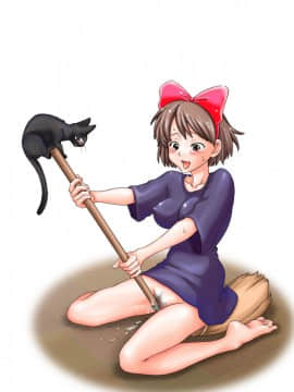 [逃亡者x新桥月白日语社汉化] [倉楽屋 (倉子倉次)] ジブらぶ01 ～魔女娘の店番～ (魔女の宅急便)_39