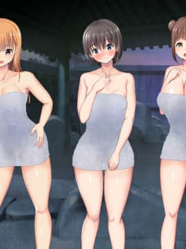 (同人CG集) [にぼ煮干] 彼女にフラれて傷心旅行に行ったら修学旅行生と混浴することになった話_121_a_4
