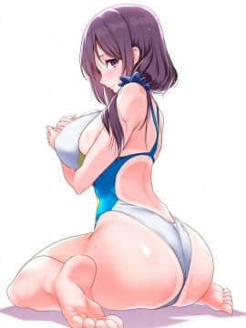 (同人誌) [ナイロン100% (ナイロン)] 巨乳が悩みの水泳部員 (オリジナル)_004__003